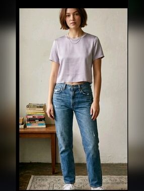 Victoria's Secret Silk Blend Short Sleeve Babydoll Top S 90s Whimsical Y2K #180L